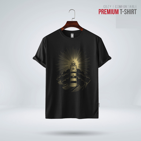 Mens Premium T-Shirt - Lighthouse